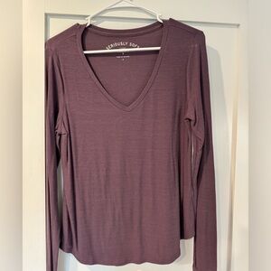 American Eagle purple long sleeve top